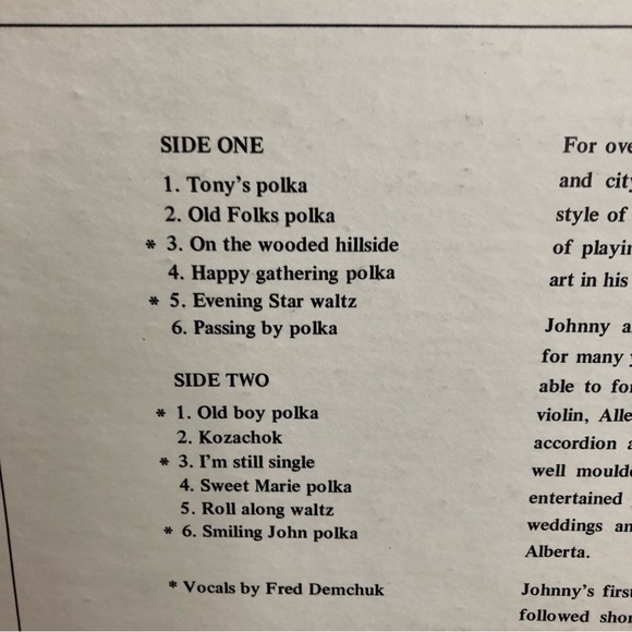 70's "Johnny Merenick and His String Jesters Sing & Play Ukrainian Songs" Record - Picture 4 of 11